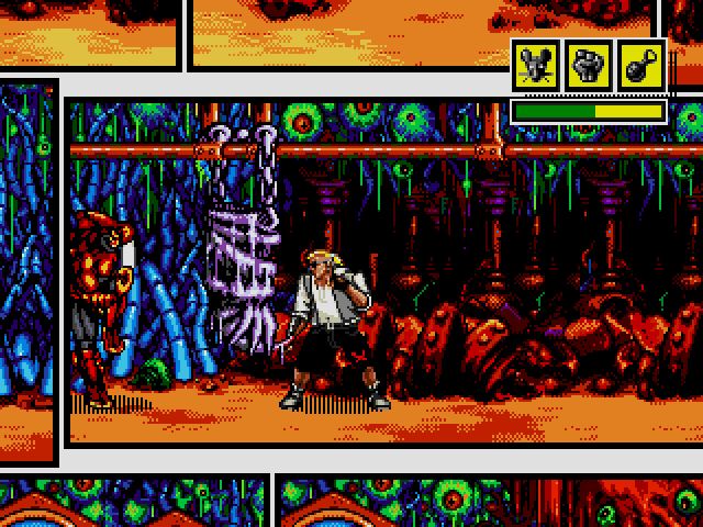 Comix Zone screenshot - Episode 1: Night of the Mutants  Page 2